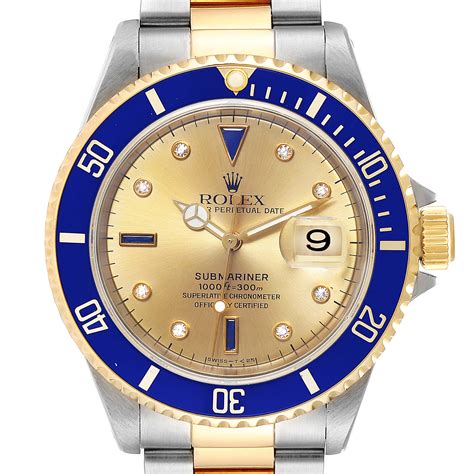 rolex submariner serti dial.